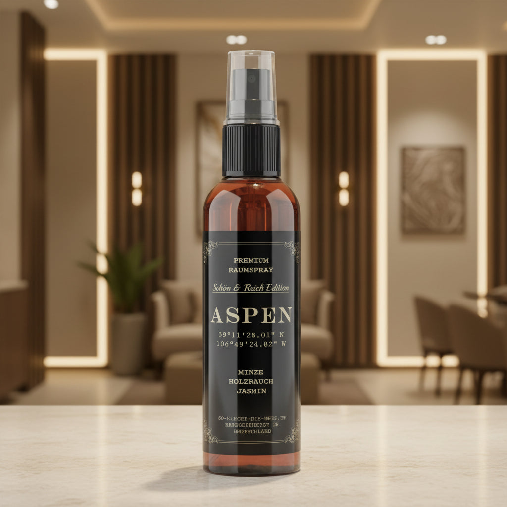 Aspen Raumspray - Schön & Reich Edition - Minze | Holzrauch | Jasmin