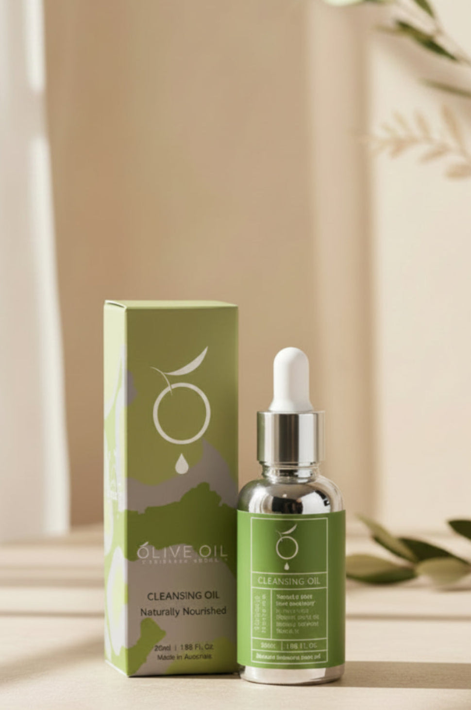 Nährendes Gesichtsreinigungsöl – Reines Olivenöl, 30ml