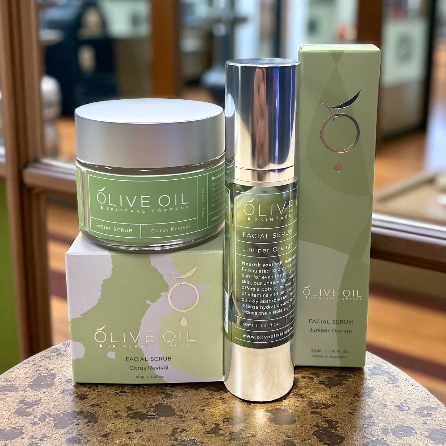 Gesichtspflege Duo – Citrus Revival Peeling 100 g & Facial Serum 40 ml