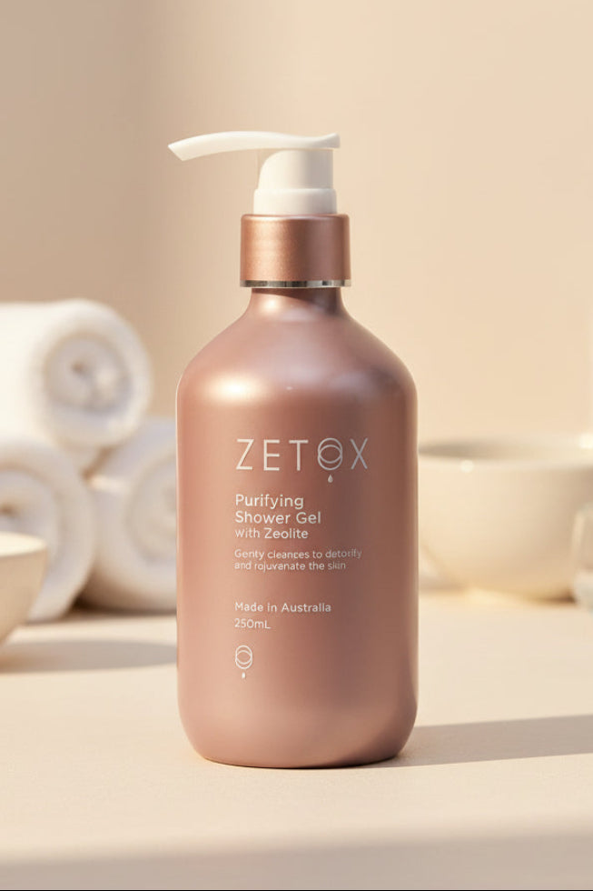Zetox Reinigendes Duschgel – Mandarine, Limette & Basilikum – 250 ml
