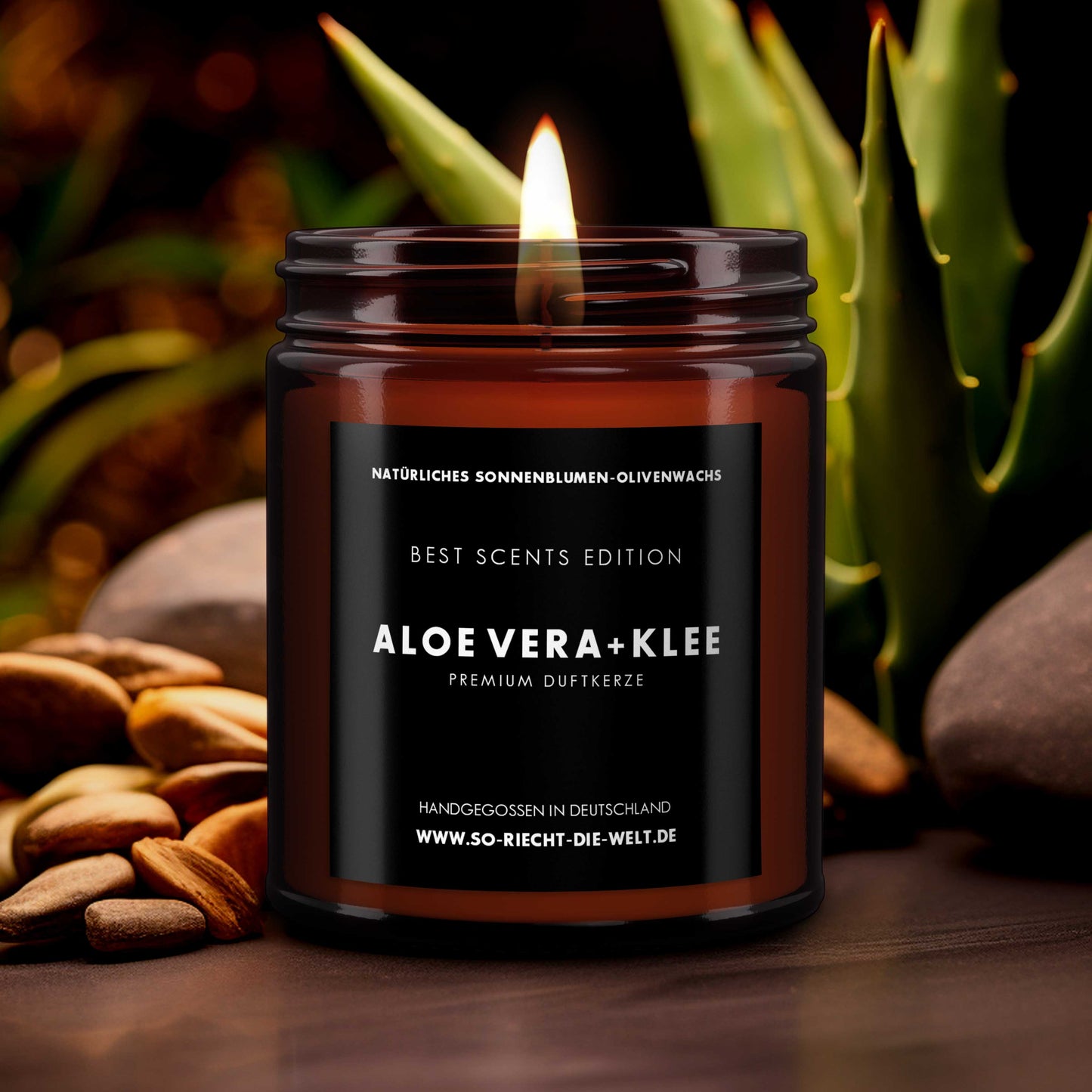 Aloe Vera & Klee Kerze - Best Scents Edition